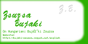 zsuzsa bujaki business card
